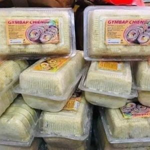 Alternative view of Kimpap chiên